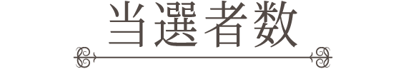 当選者数
